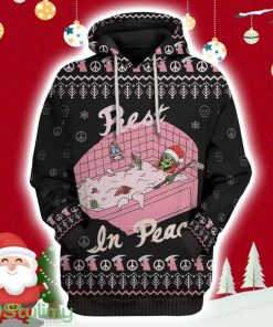 Grim Reaper Rest In Peace Christmas Custom Hoodie 3D All Over Print Product Photo 1