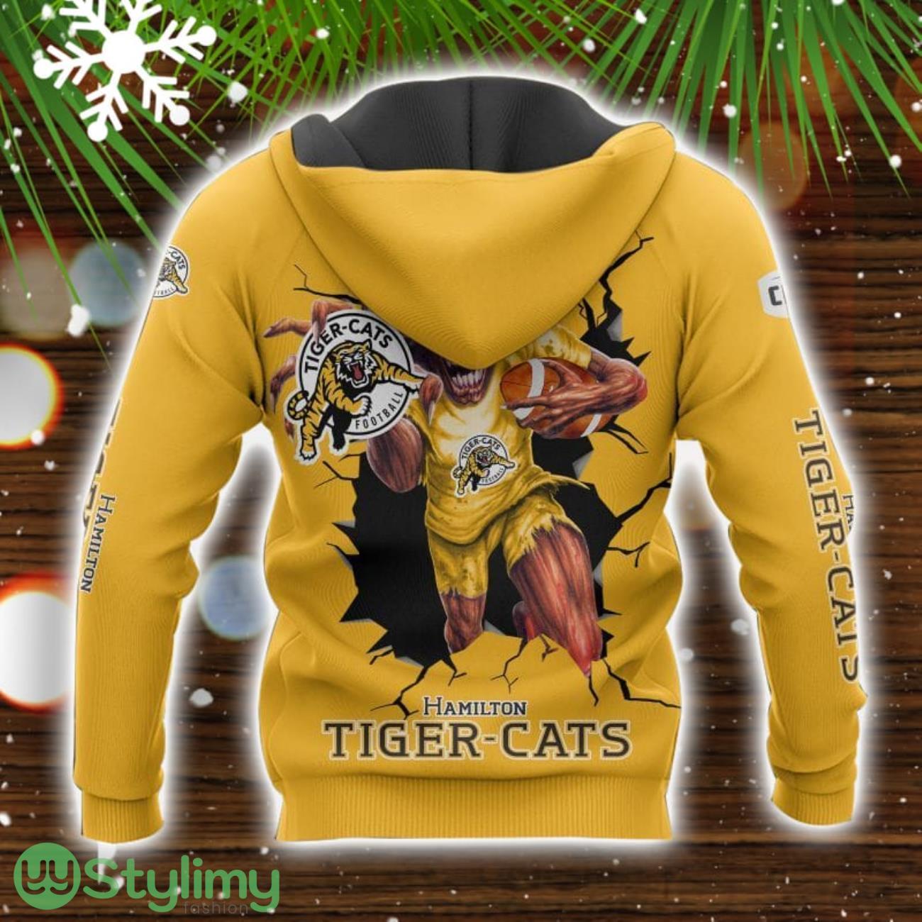 Hamilton Tiger-Cats 3D All Over printed Hoodie For Men And Women Gift Yellow 2 Hamilton Tiger-Cats 3D All Over printed Hoodie For Men And Women Gift Yellow Product Photo 2