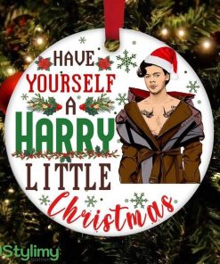 Have Yourself A Harry Little Christmas Styles Santa Ornament Decor Product Photo 1