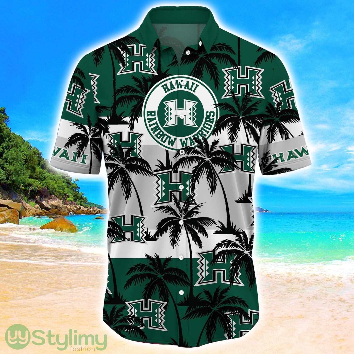 Hawaii Rainbow Warriors Tropical Palm Tree Trending Summer Aloha Hawaiian Shirt 2 Hawaii Rainbow Warriors Tropical Palm Tree Trending Summer Aloha Hawaiian Shirt Product Photo 2
