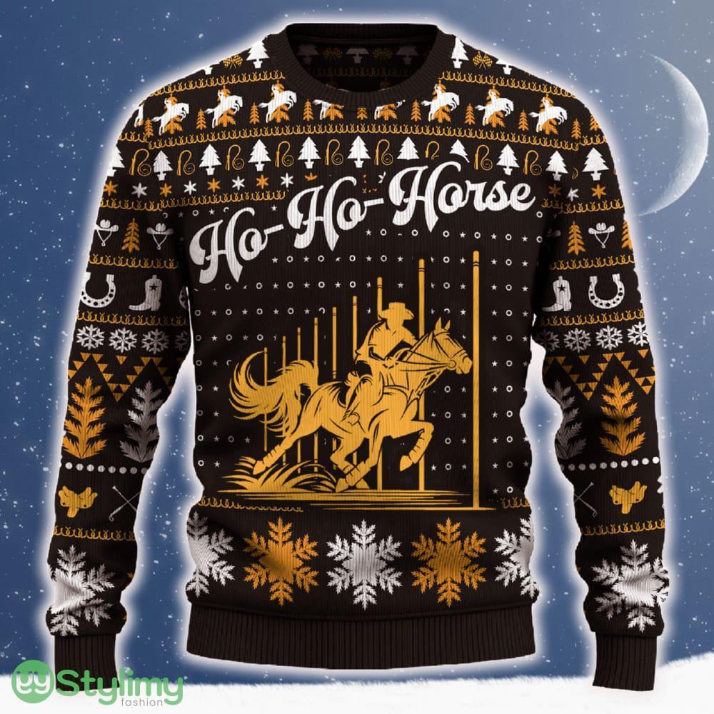 Ho Ho Horse Pole Bending Ugly Christmas Sweater 2023 Trending Hot Pattern For Fans Gift 4 Ho Ho Horse Pole Bending Ugly Christmas Sweater 2023 Trending Hot Pattern For Fans Gift - Ho-Ho-Horse Pole Bending Sweater_1