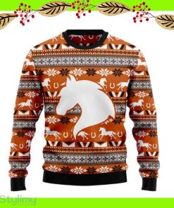 Horse Pattern Ugly Christmas Sweater Hot AOP Gift For Men And Women - Horse Pattern Ugly Christmas Sweater Hot AOP Gift For Men And Women