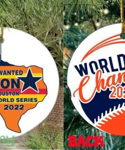 Houston Astros 2022 World Series Christmas Ornament Product Photo 1