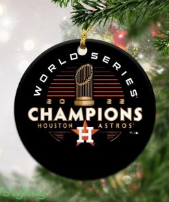 Houston Astros World Series Champions Signature Christmas Ornament Product Photo 1