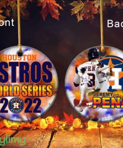 Houston Baseball Christmas Ornament Product Photo 1