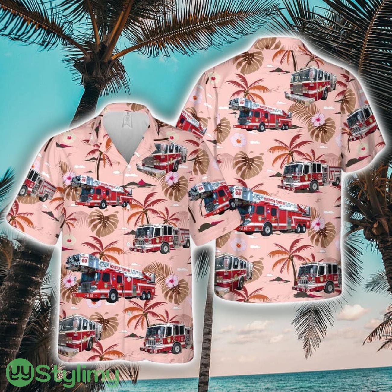 Houston Fire Department 3D Hawaiian Shirt Summer Time Holiday Gift For Men And Women 2 Houston Fire Department 3D Hawaiian Shirt Summer Time Holiday Gift For Men And Women Product Photo 1