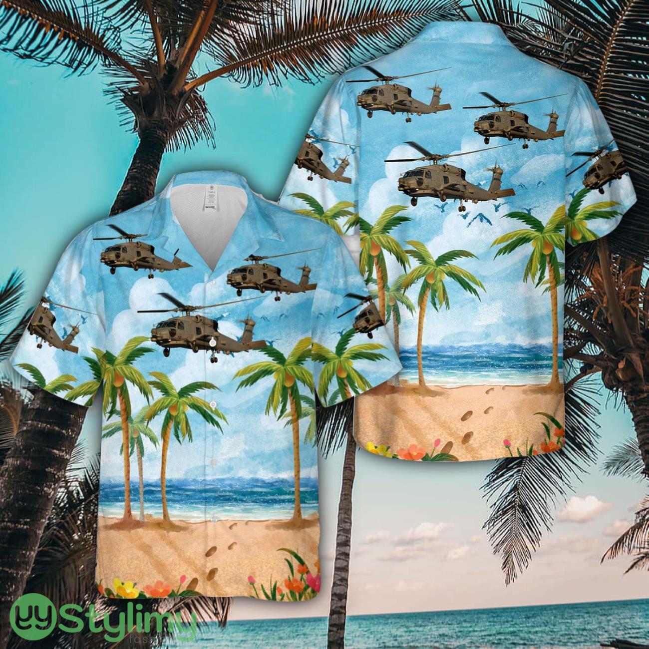 HSM-71 Raptors MH-60R 3D Hawaiian Shirt Summer Time Holiday Gift For Men And Women 2 HSM-71 Raptors MH-60R 3D Hawaiian Shirt Summer Time Holiday Gift For Men And Women Product Photo 1