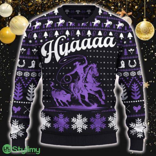 Hyaaaa Calf Roping Funny Ugly Christmas 3D New Gift Holidays