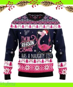 I Am The Reason Santa Has A Naughty Ugly Christmas Sweater Hot AOP Gift For Men And Women - I Am The Reason Santa Has A Naughty Ugly Christmas Sweater Hot AOP Gift For Men And Women