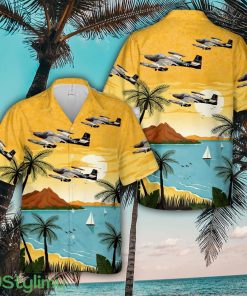 Illinois Air National Guard 169th Tactical Air Support Squadron OA-37B Dragonfly aircraft 3D Hawaiian Shirt Summer Time Holiday Gift For Men And Women Product Photo 1