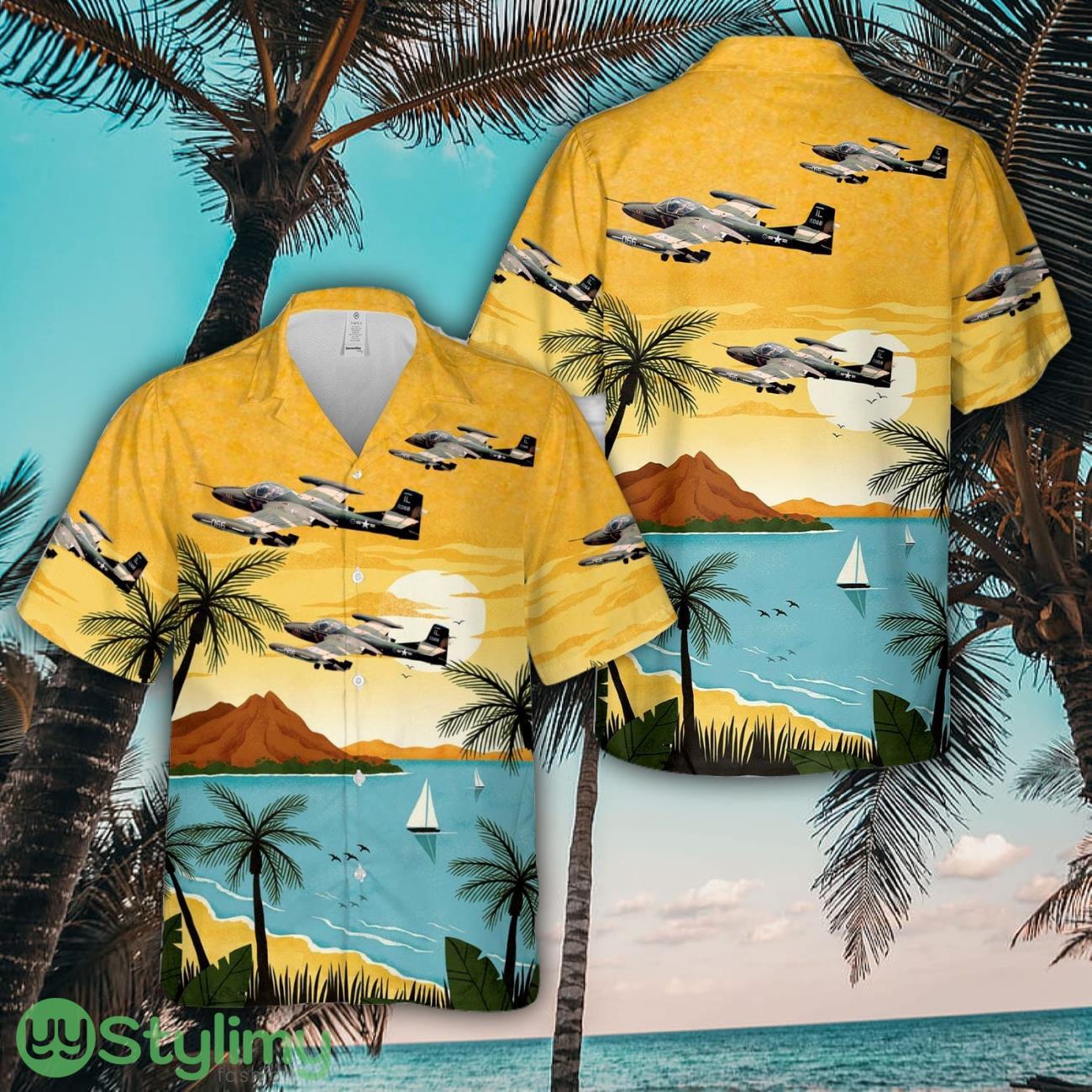 Illinois Air National Guard 169th Tactical Air Support Squadron OA-37B Dragonfly aircraft 3D Hawaiian Shirt Summer Time Holiday Gift For Men And Women 2 Illinois Air National Guard 169th Tactical Air Support Squadron OA-37B Dragonfly aircraft 3D Hawaiian Shirt Summer Time Holiday Gift For Men And Women Product Photo 1