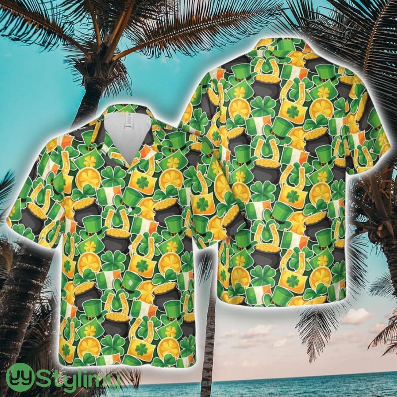 Irish St Patrick's Day 3D Hawaiian Shirt Summer Time Holiday Gift For Men And Women 2 irish st patricks day 3d hawaiian shirt summer time holiday gift for men and women