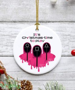 Its Christmas Time To Play Squid Game Tree Ornament Decoration Product Photo 1