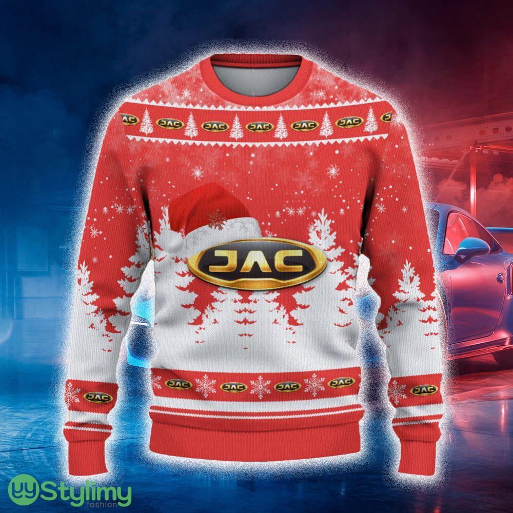 JAC Ugly Christmas Sweater Tree Santa Hat Car For Fans Gift Familys Holidays 4 JAC Ugly Christmas Sweater Tree Santa Hat Car For Fans Gift Familys Holidays - JAC Ugly Christmas Sweater_2