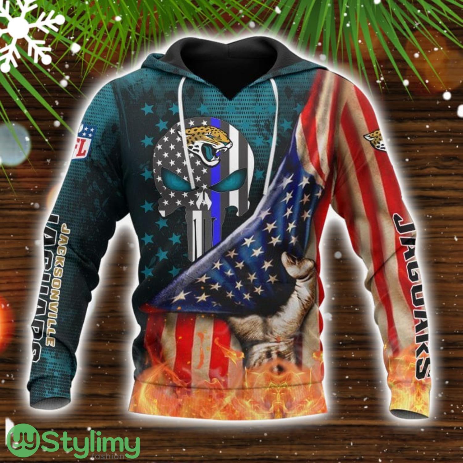 Jacksonville Jaguars 3D All Over printed Hoodie For Men And Women 2 Jacksonville Jaguars 3D All Over printed Hoodie For Men And Women Product Photo 2