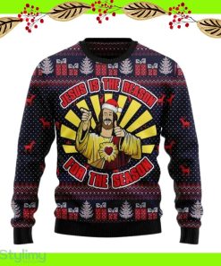 Jesus Is The Reason For The Season Ugly Christmas Sweater Hot AOP Gift For Men And Women - Jesus Is The Reason For The Season Ugly Christmas Sweater Hot AOP Gift For Men And Women