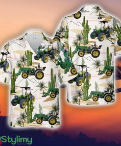 John Deere 5220 Tractor 3D Hawaiian Shirt Summer Time Holiday Gift For Men And Women Product Photo 1