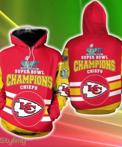 Kansas City Chiefs Super Bowl LVII Unisex Cozy 3D Hoodie New Gift Fans Full Over Print For Men And Women - Kansas City Chiefs Super Bowl LVII Unisex Cozy 3D Hoodie New Gift Fans Full Over Print For Men And Women