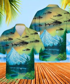 Kansas Highway Patrol Bell 407 Tropical 3D Hawaiian Shirt Summer Gift Product Photo 1
