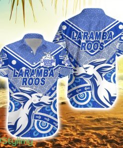 Laramba Roos Football Club Hawaiian Shirt Kangaroos Indigenous Style Product Photo 1