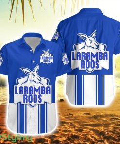 Laramba Roos Football Club Hawaiian Shirt Kangaroos Original Blue Product Photo 1