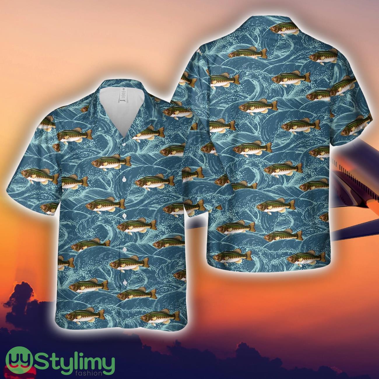 Largemouth Bass Fishing Aloha Short Sleeve 3D Printed Hawaiian Shirt For Men And Women 2 Largemouth Bass Fishing Aloha Short Sleeve 3D Printed Hawaiian Shirt For Men And Women Product Photo 1