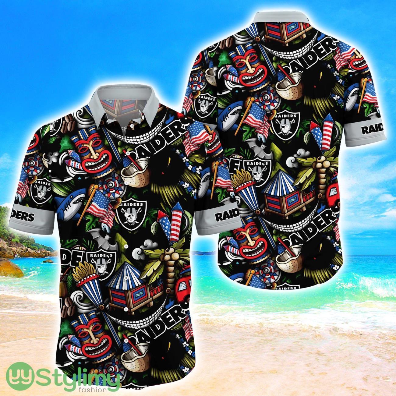 Las Vegas Raiders NFL Flower Hawaii Shirt Aloha Funny Pattern Summer Shirts 4 Las Vegas Raiders NFL Flower Hawaii Shirt Aloha Funny Pattern Summer Shirts Product Photo 1