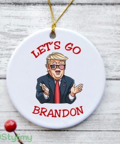 Let Go Brandon Fjb Funny Trump Christmas Ornament Product Photo 1