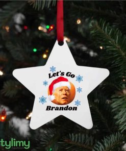 Lets Go Brandon American Chant Biden Christmas Ornament Product Photo 1
