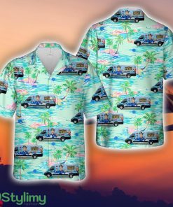 Long Valley, New Jersey, Washington Township Police Department Ice cream truck Aloha Short Sleeve 3D Printed Hawaiian Shirt For Men And Women Product Photo 1