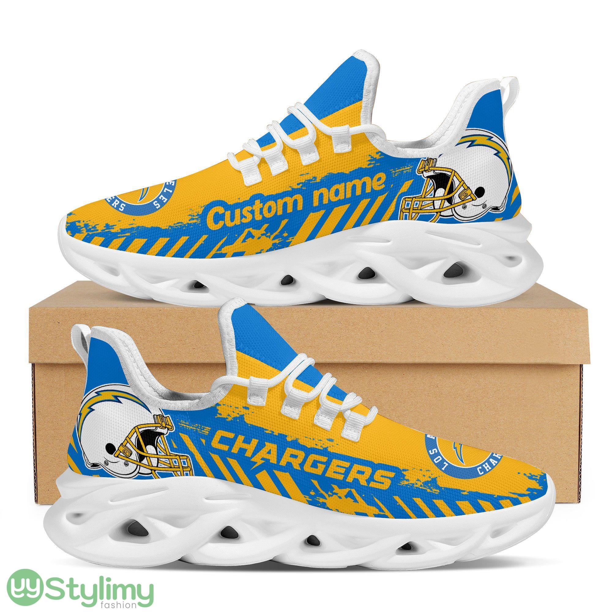 Los Angeles Chargers Americanfootball Team Helmet Custom Name Men And Women Max Soul Sneakers Shoes For Fans 7 Los Angeles Chargers Americanfootball Team Helmet Custom Name Men And Women Max Soul Sneakers Shoes For Fans - 261223-115832