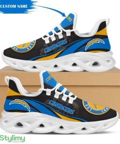 Los Angeles Chargers Mascot Custom Name Max Soul Sneakers For Men - Los Angeles Chargers Mascot Max Soul Sneakers Running Sports Shoes_1
