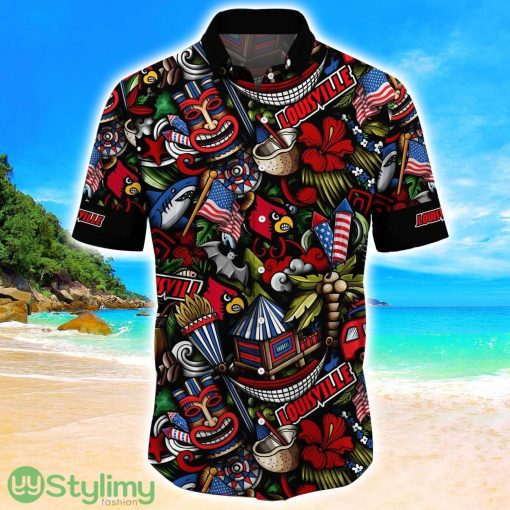 Louisville Cardinals NCAA2 Flower Hawaii Shirt Aloha Funny Pattern Summer Shirts