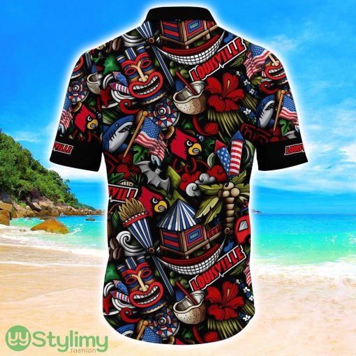 Louisville Cardinals NCAA2 Flower Hawaii Shirt Aloha Funny Pattern Summer Shirts