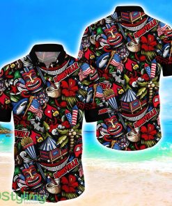 Louisville Cardinals NCAA2 Flower Hawaii Shirt Aloha Funny Pattern Summer Shirts Product Photo 1