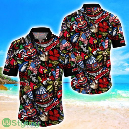 Louisville Cardinals NCAA2 Flower Hawaii Shirt Aloha Funny Pattern Summer Shirts