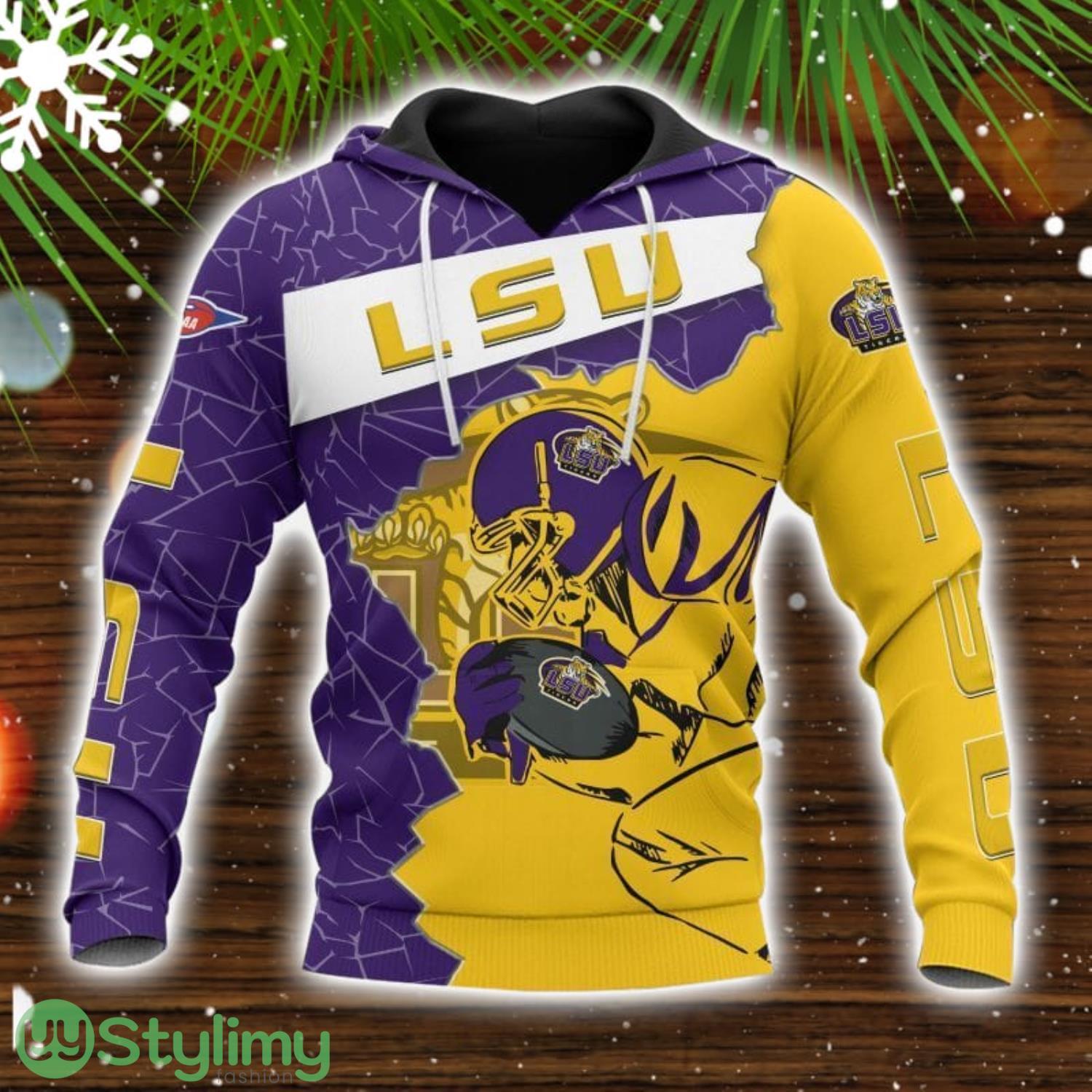 LSU Tigers 3D Hoodie All over Printed Winter Gift For Men And Women 7 LSU Tigers 3D Hoodie All over Printed Winter Gift For Men And Women Product Photo 1