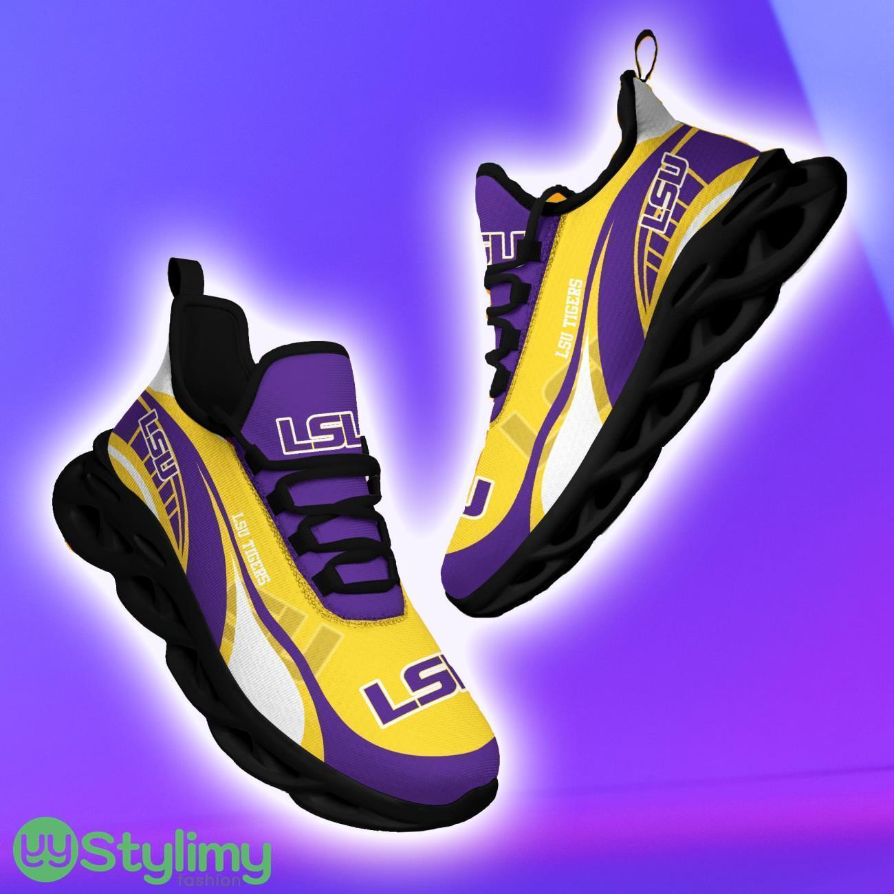 LSU TIGERS Sneakers Max Soul Trending Sport Running Shoes For Fans 4 LSU TIGERS Sneakers Max Soul Trending Sport Running Shoes For Fans Product Photo 4