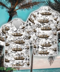 M1 Abrams Snow, Temperate, With Open Terrain Winter Camo Christmas 3D Hawaiian Shirt Summer Time Holiday Gift For Men And Women Product Photo 1