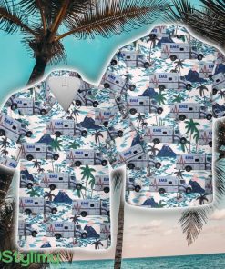 Manatee County EMS Tropical 3D Hawaiian Shirt Summer Gift Product Photo 1