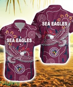 Manly Warringah Hawaiian Shirt Sea Eagles Anzac Day Camouflage Indigenous Product Photo 1
