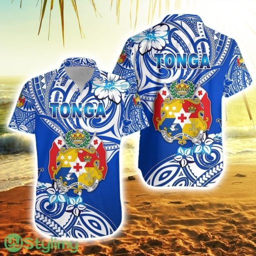 Mate Maa Tonga Rugby Hawaiian Shirt Polynesian Unique Vibes Blue Product Photo 1
