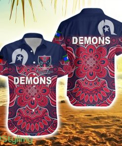 Melbourne Demons Indigenous Hawaiian Shirt Football Naidoc Week Style Product Photo 1