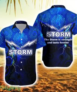 Melbourne Storm Aboriginal Hawaiian Shirt Stronger And Lasts Forever Product Photo 1