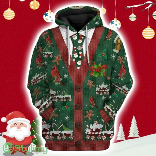 Merry Christmas Custom Version 2 Hoodie 3D All Over Print Product Photo 1