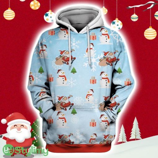 Merry Christmas Personalized Hoodie 3D All Over Print