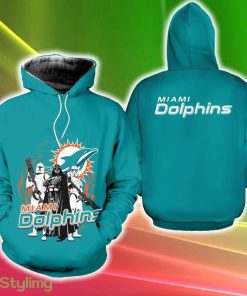 Miami Dolphins Star Wars Cabin 3D Hoodie New Gift Fans Full Over Print For Men And Women - Miami Dolphins Star Wars Cabin 3D Hoodie New Gift Fans Full Over Print For Men And Women