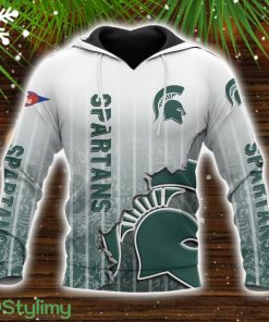 Michigan State Spartans 3D Hoodie All over Printed Winter Gift For Men And Women Product Photo 1