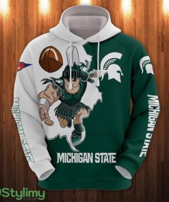 Michigan State Spartans 3D Hoodie Winter Gift Sport Fans Hoodie Unisex All Over Printed Hoodie Limited Product Photo 1