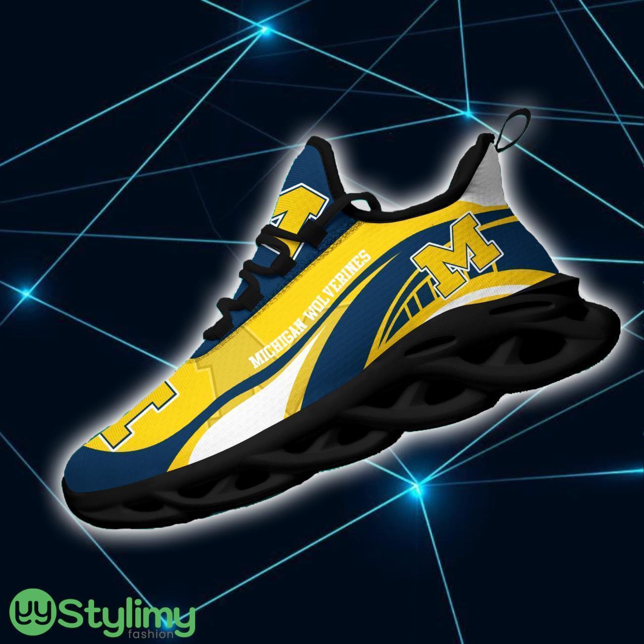 Michigan Wolverines Sneakers Max Soul Trending Sport Running Shoes For Fans 5 Michigan Wolverines Sneakers Max Soul Trending Sport Running Shoes For Fans Product Photo 5
